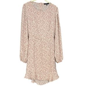 Lulu’s NWT Blooming Darlin Floral Print Ruffle Dress